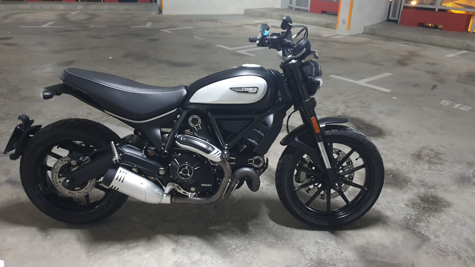 Ducati Scrambler Dark Icon 2020 - Class 2 Motorcycles - SingaporeBikes.com